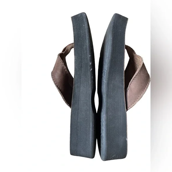 Ladies Reef wedge flip flops Size 8 - Picture 6 of 12